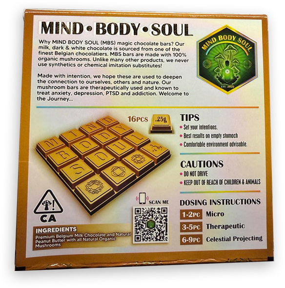 Choco hongos Mind Body Soul
